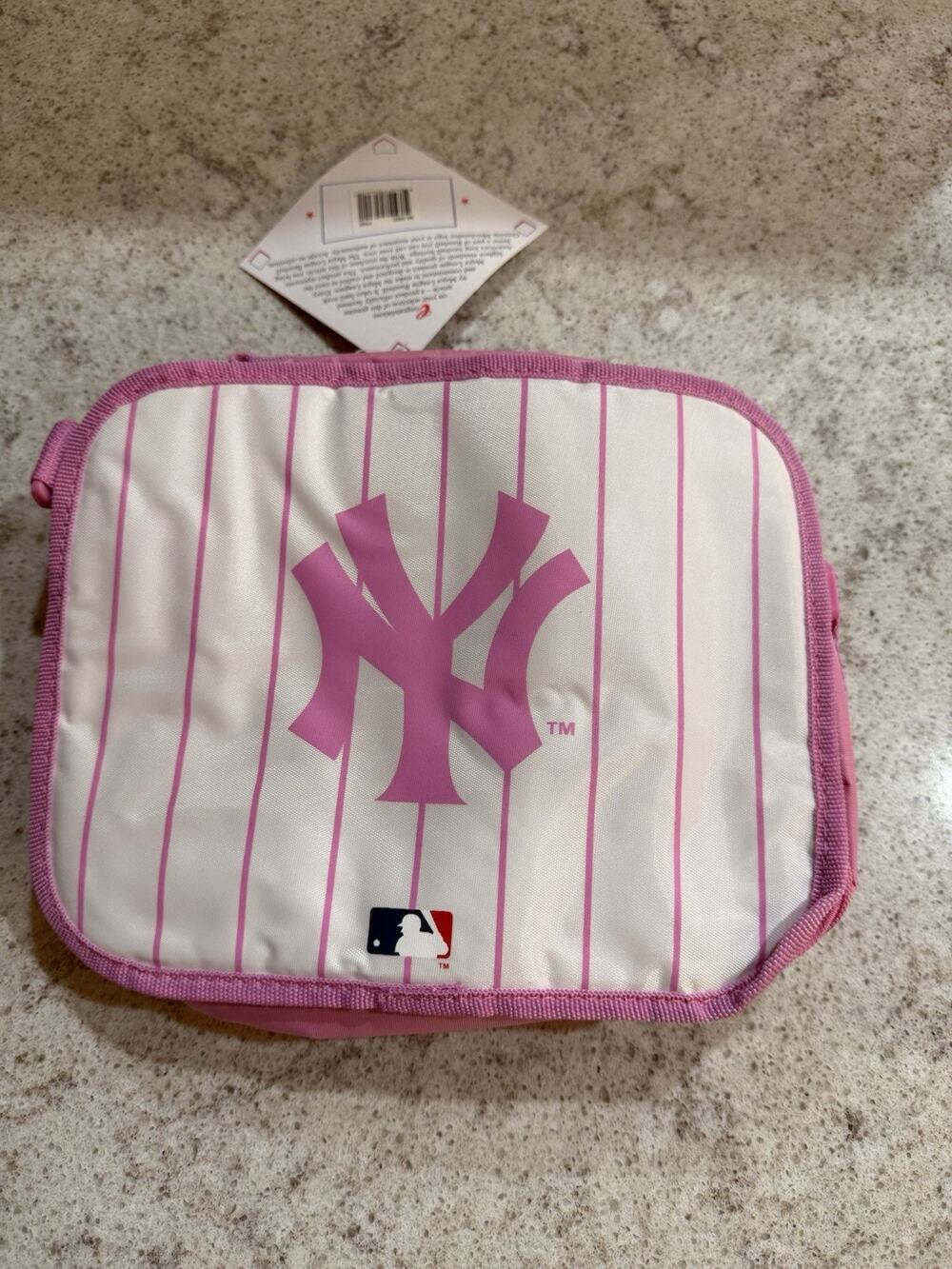 New York Yankees Lunchbox Cooler Bag Pink